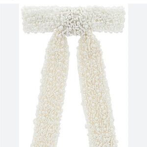 Lovers + Friends Uma Bow - Pearl-Embellished